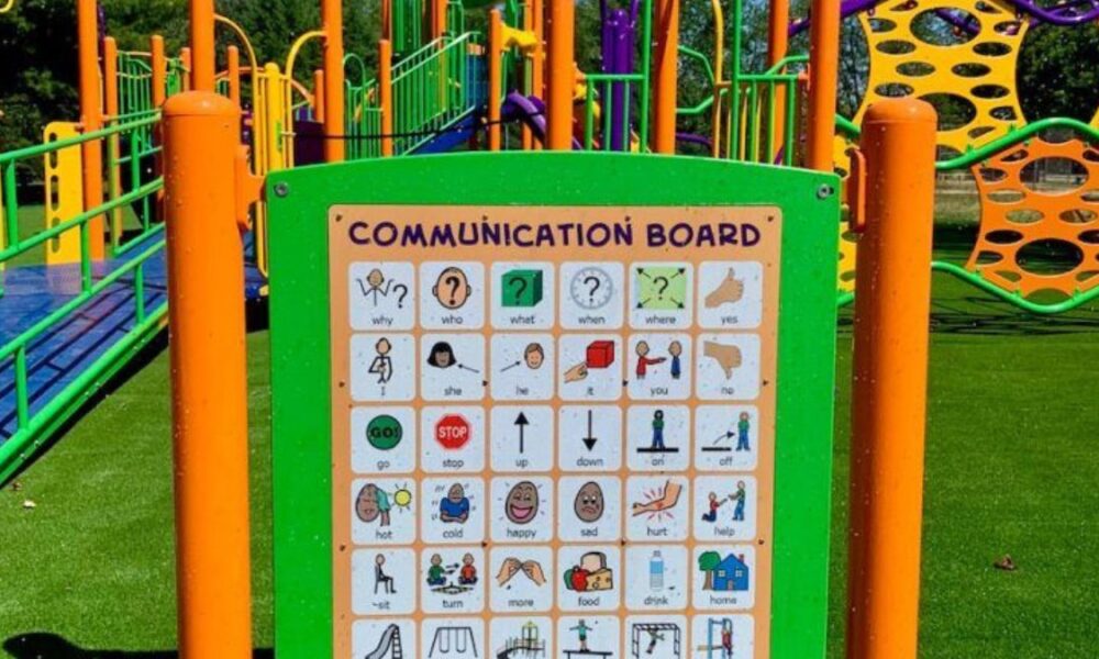 Exploring Communication: The Playground Slide AAC Core Board for Kids