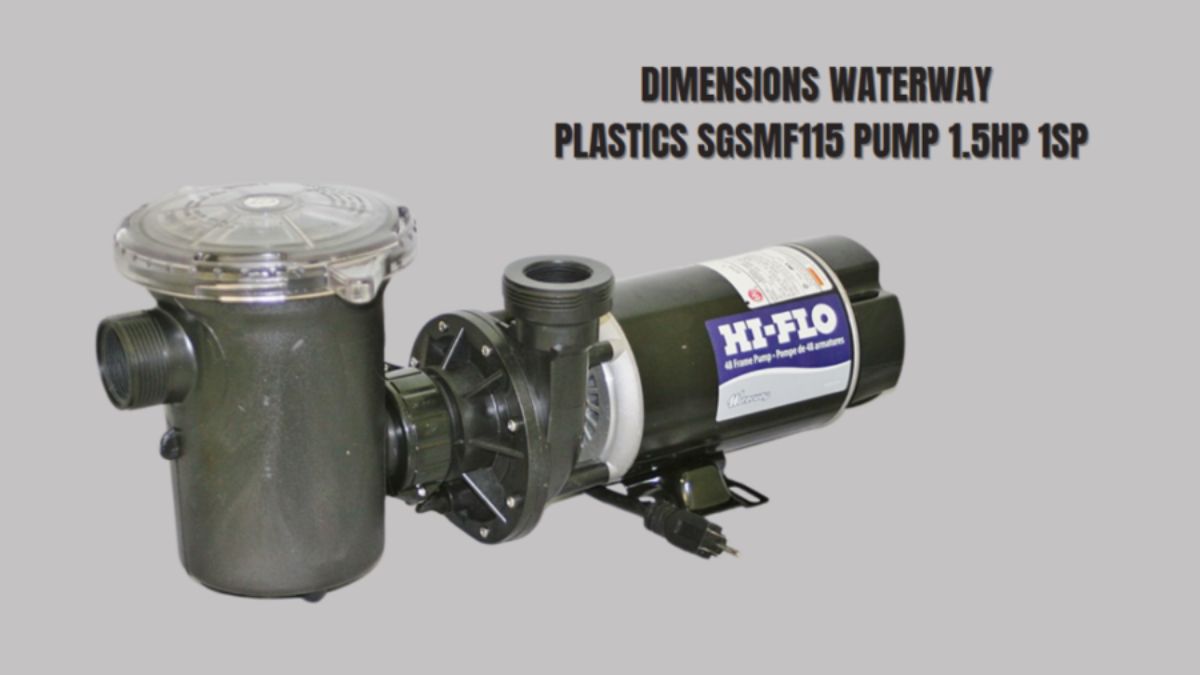 The Ultimate Guide to specification waterway plastics sgsmf115 pool pump 1.5hp